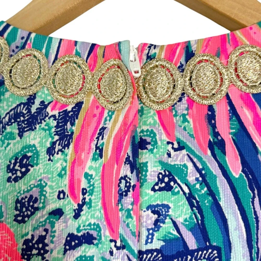 Lilly Pulitzer Girls‎ Mini Lilly Gypset Paradise Pineapple Print Dress Size 7